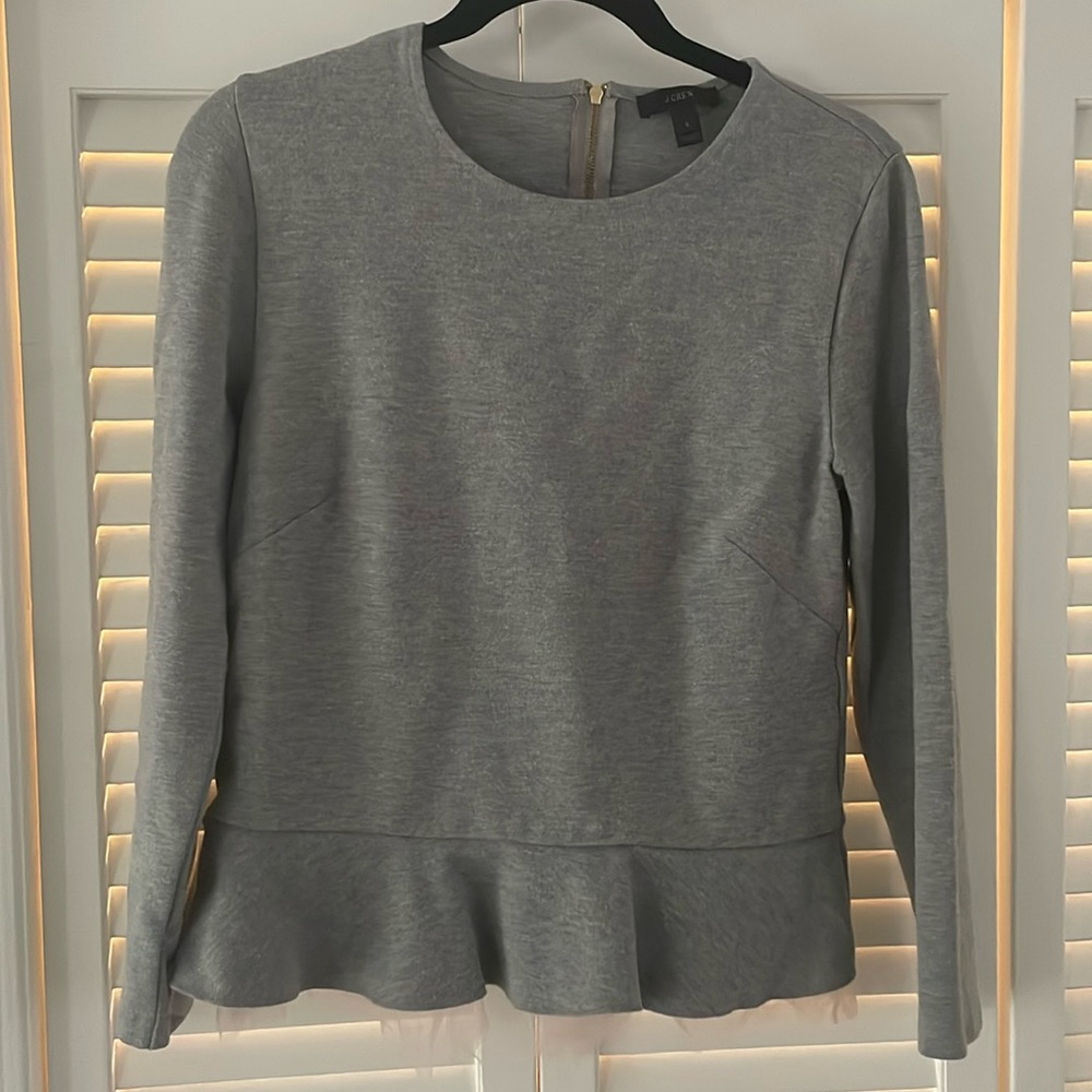 J. Crew peplum top
